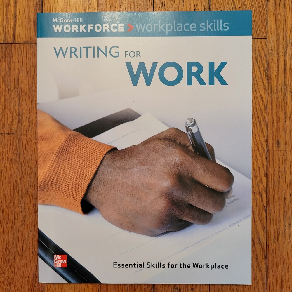 McGraw Hill Writing for Work Essential Skills Workbook Text School Vocation